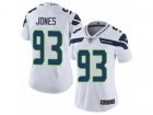 Women Nike Seattle Seahawks #93 Nazair Jones Vapor Untouchable Limited White NFL Jersey
