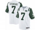 Mens Nike New York Jets #7 Chandler Catanzaro Limited White NFL Jersey