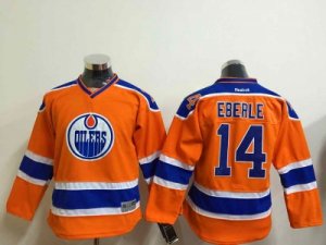 Women NHL Edmonton Oilers #14 Jordan Eberle Orange Stitched jerseys