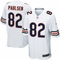 Mens Nike Chicago Bears #82 Logan Paulsen Game White NFL Jersey