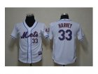 Youth mlb jerseys new york mets #33 harvey white