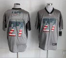 Nike Green Bay Packers #27 Eddie Lacy grey Jerseys(Elite USA Flag Fashion)