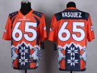 Nike Denver Broncos #65 vasquez Jerseys(Style Noble Fashion Elite)