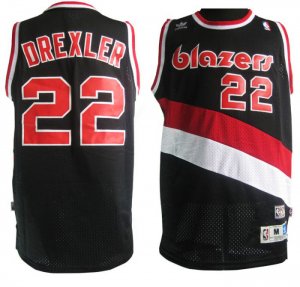 nba houston rockets #22 drexler black