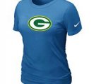 Women Green Bay Packers L.blue T-Shirts