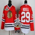 nhl jerseys chicago blackhawks #29 bickell red[2013 stanley cup champions]