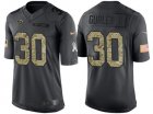 Nike Los Angeles Rams #30 Todd Gurley II Mens Stitched Black NFL Salute to Service Limited Jerseys