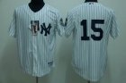 mlb new york yankees #15 munson white(2009 logo)