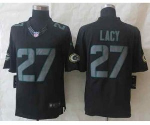 Nike jerseys green bay packers #27 lacy black[impact Limited]