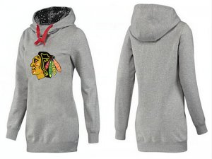 NHL Women Chicago Blackhawks Logo Pullover Hoodie 8