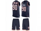 Mens Nike Chicago Bears #90 Jonathan Bullard Limited Navy Blue Tank Top Suit NFL Jersey