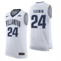 Villanova Wildcats #24 Tom Leibig White College Basketball Elite Jersey