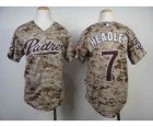 Youth mlb jerseys san diego padres #7 headley camo[2014 new]