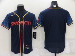 Astros Blank Navy Nike 2022 City Connect Flexbase Jersey