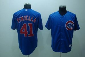 mlb chicago cubs #41 piniella blue