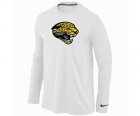 Nike Jacksonville Jaguars Logo Long Sleeve T-Shirt WHITE