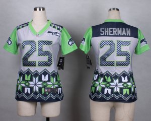 Women Nike Seattle Seahawks #25 sherman jerseys(Style Noble Fashion)