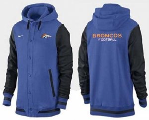 Men Denver Broncos Authentic Logo Hoodie-27