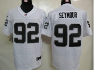 Nike NFL oakland raiders #92 seymour white Elite jerseys