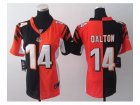 Nike Women Cincinnati Bengals #14 Andy Dalton orange-black[Elite split]