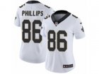 Women Nike New Orleans Saints #86 John Phillips Vapor Untouchable Limited White NFL Jersey