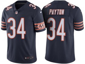 Mens Chicago Bears #34 Walter Payton Navy Color Rush Limited JerseyMens