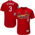 Mens Majestic St. Louis Cardinals #3 Jedd Gyorko Red Flexbase Authentic Collection MLB Jersey