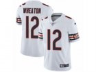 Mens Nike Chicago Bears #12 Markus Wheaton Vapor Untouchable Limited White NFL Jersey