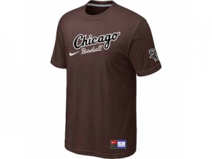 Chicago White Sox Nike Away Practice T-Shirt Brown