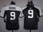 Nike Women Dallas Cowboys #9 Romo Thankgivings Blue jerseys