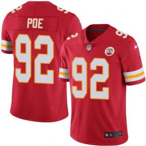 Nike Kansas City Chiefs #92 Dontari Poe Red Mens Stitched NFL Limited Rush Jersey