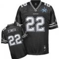 nfl dallas cowboys #22 emmitt smith black[50th patch]