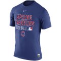 MLB Men's Chicago Cubs Nike 2016 Authentic Collection Legend Issue Spring Training Performance T-Shirt - Blue