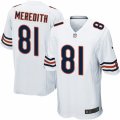 Men's Nike Chicago Bears #81 Cameron Meredith Game White NFL Jersey