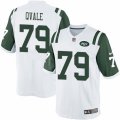 Mens Nike New York Jets #79 Brent Qvale Limited White NFL Jersey