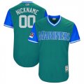 Mariners Green 2018 Players Weekend Authentic Mens Custom Jersey