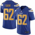 Youth Nike San Diego Chargers #62 Max Tuerk Limited Electric Blue Rush NFL Jersey