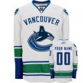 Customized Vancouver Canucks Jersey White Road Man Hockey