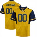 West Virginia Mountaineers Yellow Mens Customized College Jersey