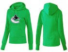 NHL Women Vancouver Canucks Logo Pullover Hoodie 5