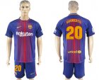 2017-18 Barcelona 20 SROBERTO Home Soccer Jersey