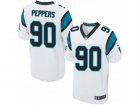 Mens Nike Carolina Panthers #90 Julius Peppers Elite White NFL Jersey