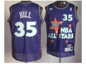 nba 95 all star #35 hill purple