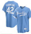 Dodgers #42 ROBINSON Blue Cool Base Jersey