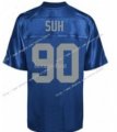 nfl Detroit Lions #90 Suh Navy Blue[2011 new]