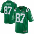 Mens Nike New York Jets #87 Eric Decker Limited Green Rush NFL Jersey