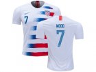 2018-19 USA #7 Wood Home Soccer Country Jersey