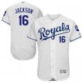 Kansas City Royals #16 Bo Jackson White Flexbase Authentic Collection Stitched Baseball Jersey