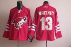 nhl phoenix coyotes #13 whitney red[full red]