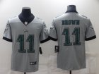 Nike Eagles #11 A. J. Brown Gray 2022 NFL Draft Vapor Untouchable Limited Jersey